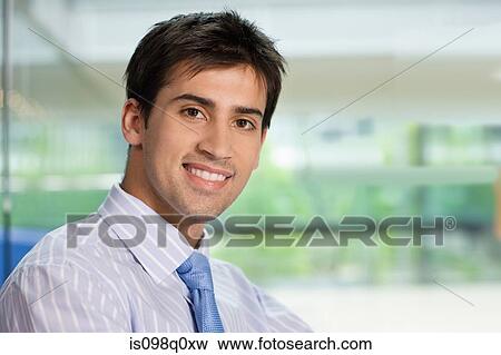 Portrait of a male office worker View Large Photo Image Stock Photo - Portrait of a male office worker. Fotosearch