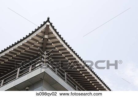 Stock Image - Japanese building. Fotosearch