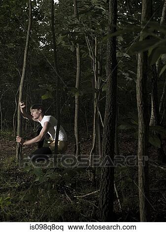 Athlete in forest View Large Photo Image Stock Photography - Athlete in forest. Fotosearch