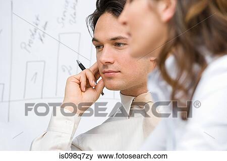 Stock Photo - People in meeting. Fotosearch