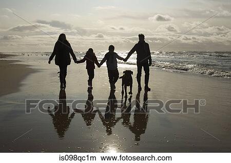 Family and dog by the sea View Large Photo Image Picture - Family and dog by the sea. Fotosearch