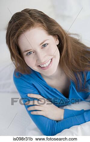 Portrait of a young woman View Large Photo Image Stock Image - Portrait of a young woman. Fotosearch