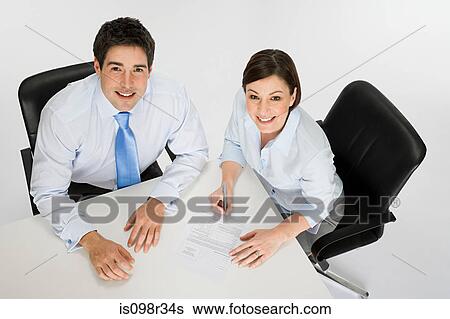 Stock Photograph - Colleagues. Fotosearch