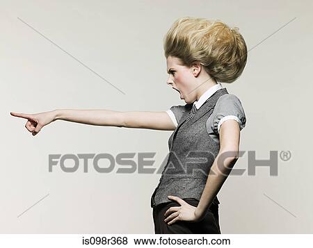 Businesswoman pointing View Large Photo Image Stock Photo - Businesswoman pointing. Fotosearch