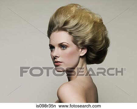 Young woman looking away View Large Photo Image Picture - Young woman looking away. Fotosearch