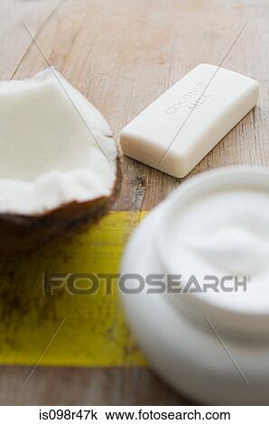 Coconut soap and cream View Large Photo Image Stock Image - Coconut soap and cream. Fotosearch
