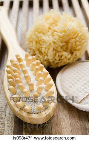 Massage brush and sponge View Large Photo Image Stock Image - Massage brush and sponge. Fotosearch