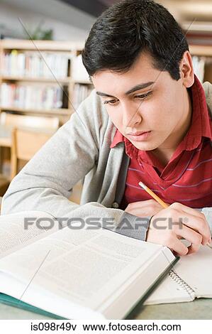Boy studying View Large Photo Image Stock Photo - Boy studying. Fotosearch
