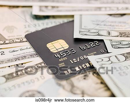 Banknotes and credit card View Large Photo Image Stock Photography - Banknotes and credit card. Fotosearch