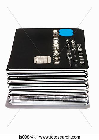 Stack of credit cards View Large Photo Image Stock Image - Stack of credit cards. Fotosearch