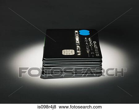 Stack of credit cards View Large Photo Image Stock Photo - Stack of credit cards. Fotosearch