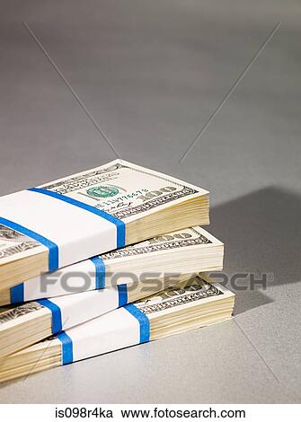 Stack of hundred dollar bills View Large Photo Image Stock Image - Stack of hundred dollar bills. Fotosearch