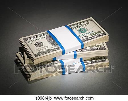 Stack of one hundred dollar bills View Large Photo Image Stock Image - Stack of one hundred dollar bills. Fotosearch