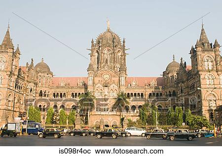 Stock Image - Chhatrapati shivaji terminus. Fotosearch