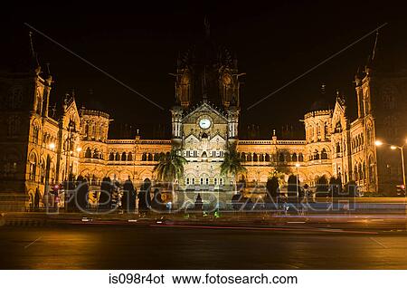 Stock Photograph - Chhatrapati shivaji terminus. Fotosearch