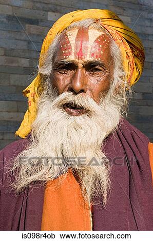 Hindu sadhu View Large Photo Image Stock Image - Hindu sadhu. Fotosearch