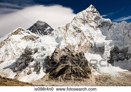 Mount everest View Large Photo Image Stock Image - Mount everest. Fotosearch