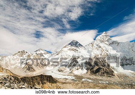 Mount everest View Large Photo Image Stock Image - Mount everest. Fotosearch
