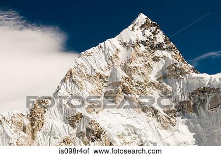 Nuptse mountain View Large Photo Image Stock Image - Nuptse mountain. Fotosearch