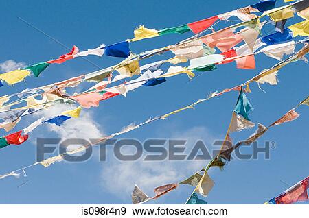 Prayer flags View Large Photo Image Stock Photo - Prayer flags. Fotosearch