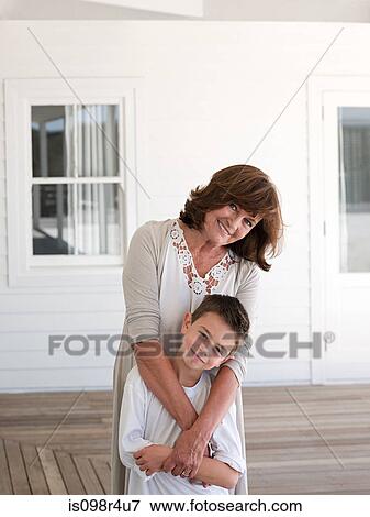 Boy and grandmother View Large Photo Image Stock Photo - Boy and grandmother. Fotosearch