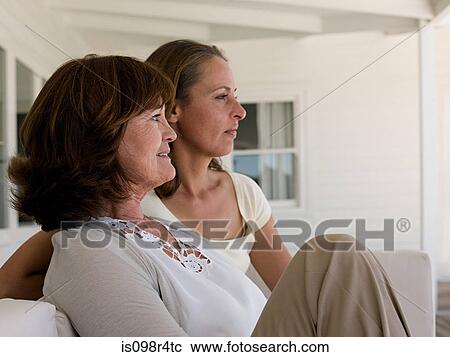Stock Image - Mother and daughter. Fotosearch