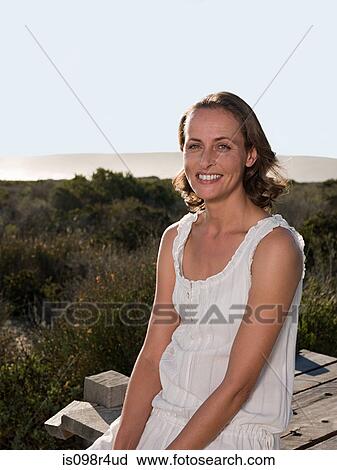 Woman outdoors View Large Photo Image Stock Image - Woman outdoors. Fotosearch