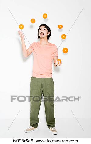 Man juggling oranges View Large Photo Image Stock Photography - Man juggling oranges. Fotosearch