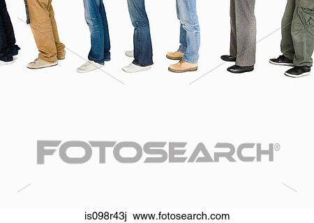 Legs of people in a row View Large Photo Image Stock Image - Legs of people in a row. Fotosearch