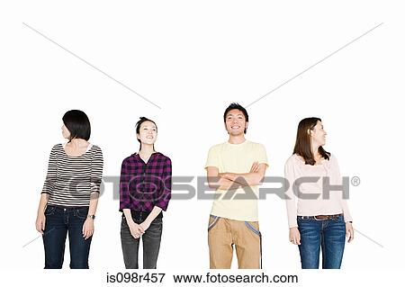 Stock Photo - Man with women. Fotosearch