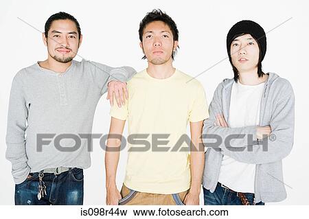 Stock Photo - Three men. Fotosearch