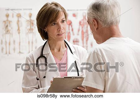 Doctor and patient View Large Photo Image Stock Photo - Doctor and patient. Fotosearch