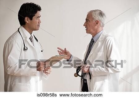 Stock Photograph - Two doctors. Fotosearch