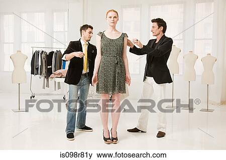 Fashion designers at work View Large Photo Image Stock Photo - Fashion designers at work. Fotosearch