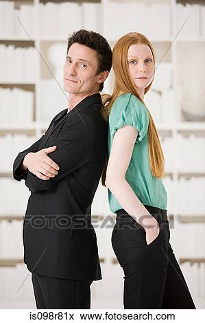 Man and woman back to back View Large Photo Image Stock Photo - Man and woman back to back. Fotosearch