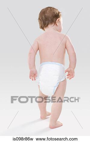 Stock Photo - Baby walking. Fotosearch