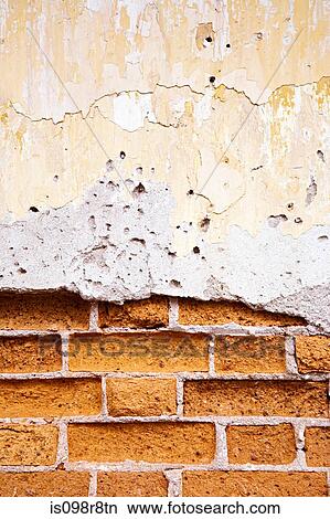 Close up of a broken wall View Large Photo Image Picture - Close up of a broken wall. Fotosearch