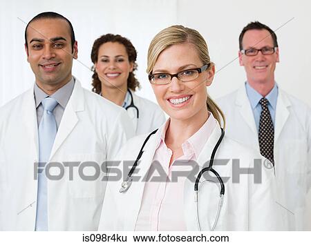 Four doctors View Large Photo Image Stock Photograph - Four doctors. Fotosearch