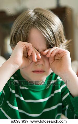 Boy crying View Large Photo Image Stock Photo - Boy crying. Fotosearch