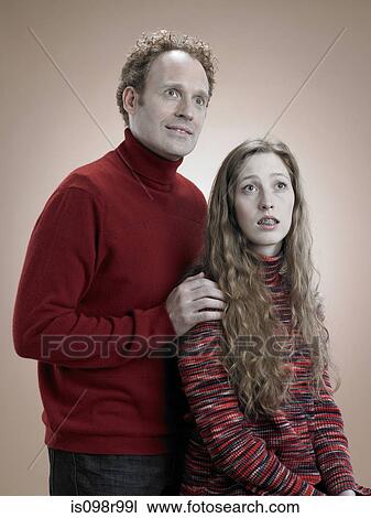 Stock Image - Portrait of a couple. Fotosearch