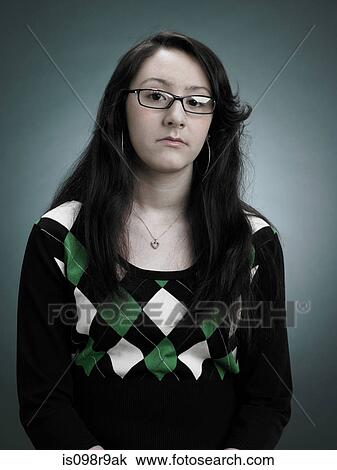Portrait of a teenage girl View Large Photo Image Stock Image - Portrait of a teenage girl. Fotosearch