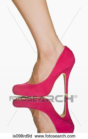 Stock Image - Female shoe. Fotosearch