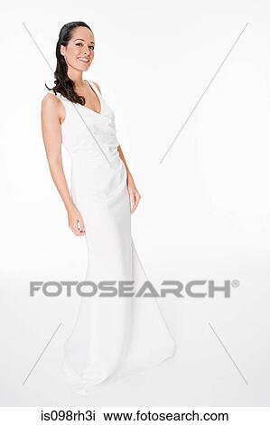 Portrait of a smiling bride View Large Photo Image Stock Image - Portrait of a smiling bride. Fotosearch