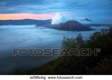 Mount bromo volcano java indonesia View Large Photo Image Stock Image - Mount bromo volcano java indonesia. Fotosearch