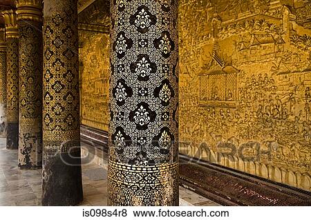 Wat sensoukharam luang prabang laos View Large Photo Image Stock Photo - Wat sensoukharam luang prabang laos. Fotosearch