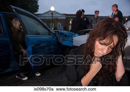 Teenage girl involved in a road accident View Large Photo Image Stock Image - Teenage girl involved in a road accident. Fotosearch