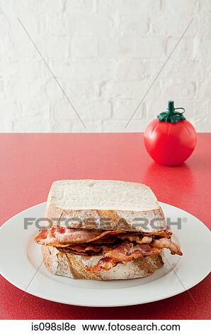 Bacon sandwich View Large Photo Image Stock Image - Bacon sandwich. Fotosearch