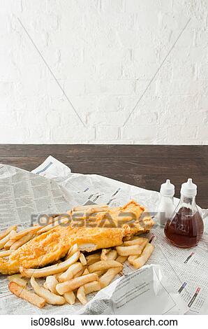 Fish and chips View Large Photo Image Stock Photograph - Fish and chips. Fotosearch