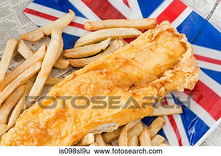 Fish and chips View Large Photo Image Stock Photograph - Fish and chips. Fotosearch