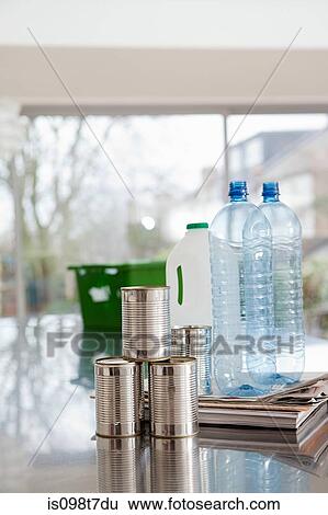 Stock Photograph - Objects for recycling. Fotosearch